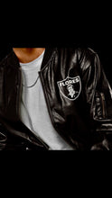 Load image into Gallery viewer, FLORES LEATHER BOMBER JACKET