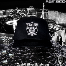 Load image into Gallery viewer, Most Hated RWA Skull Snapback(Black)