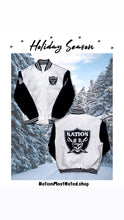 Load image into Gallery viewer, Skull Varsity Letterman(White/Black)