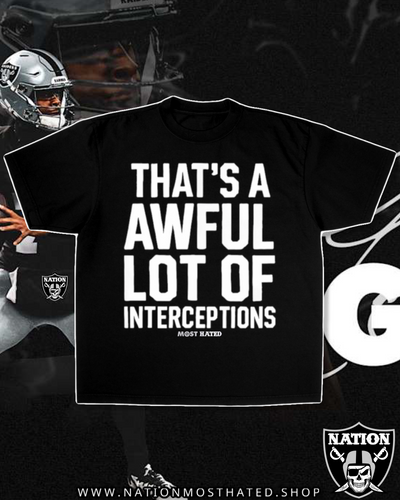 Awful Lot Of Interceptions Tee