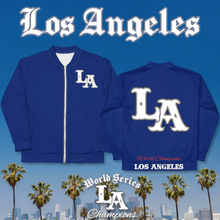 Load image into Gallery viewer, LA World Champions Jacket(Blue)