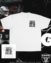 Load image into Gallery viewer, Awful Lot Of Interceptions Tee
