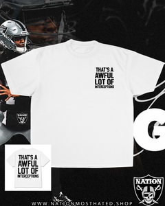 Awful Lot Of Interceptions Tee