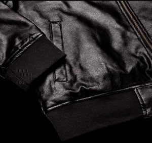 MADDEN LEATHER BOMBER JACKET
