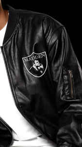 MADDEN LEATHER BOMBER JACKET