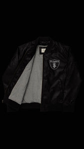 FLORES LEATHER BOMBER JACKET