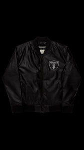 FLORES LEATHER BOMBER JACKET