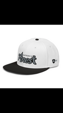 Load image into Gallery viewer, Nation&#39;s Finest Snapback Hat(2 STYLES IN WHITE)