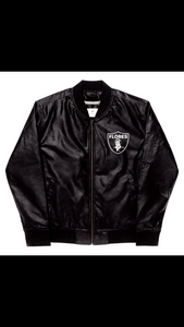 FLORES LEATHER BOMBER JACKET