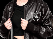 Load image into Gallery viewer, MADDEN LEATHER BOMBER JACKET