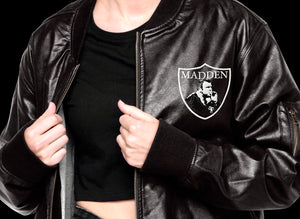 MADDEN LEATHER BOMBER JACKET