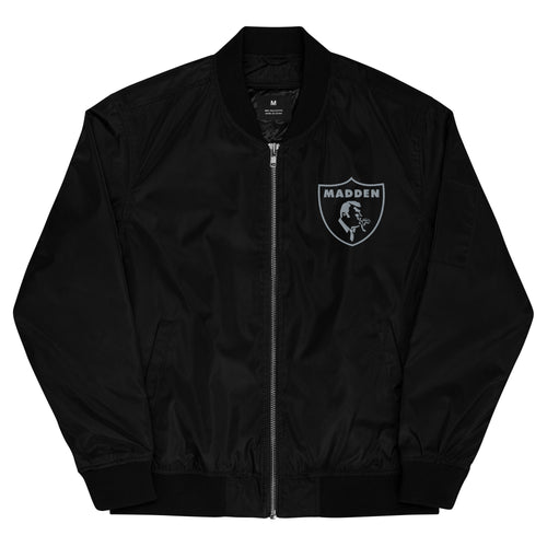 MADDEN SILHOUETTE BOMBER JACKET(SILVER)